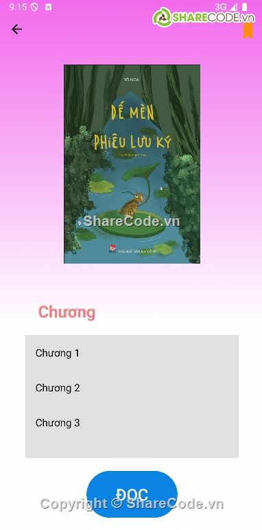 Sharecode,Code đồ án,App,App Android,app đọc sách android